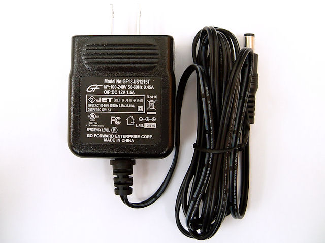 【18W】 12V ACアダプター 1.5A（18W） 100V～240V入力 